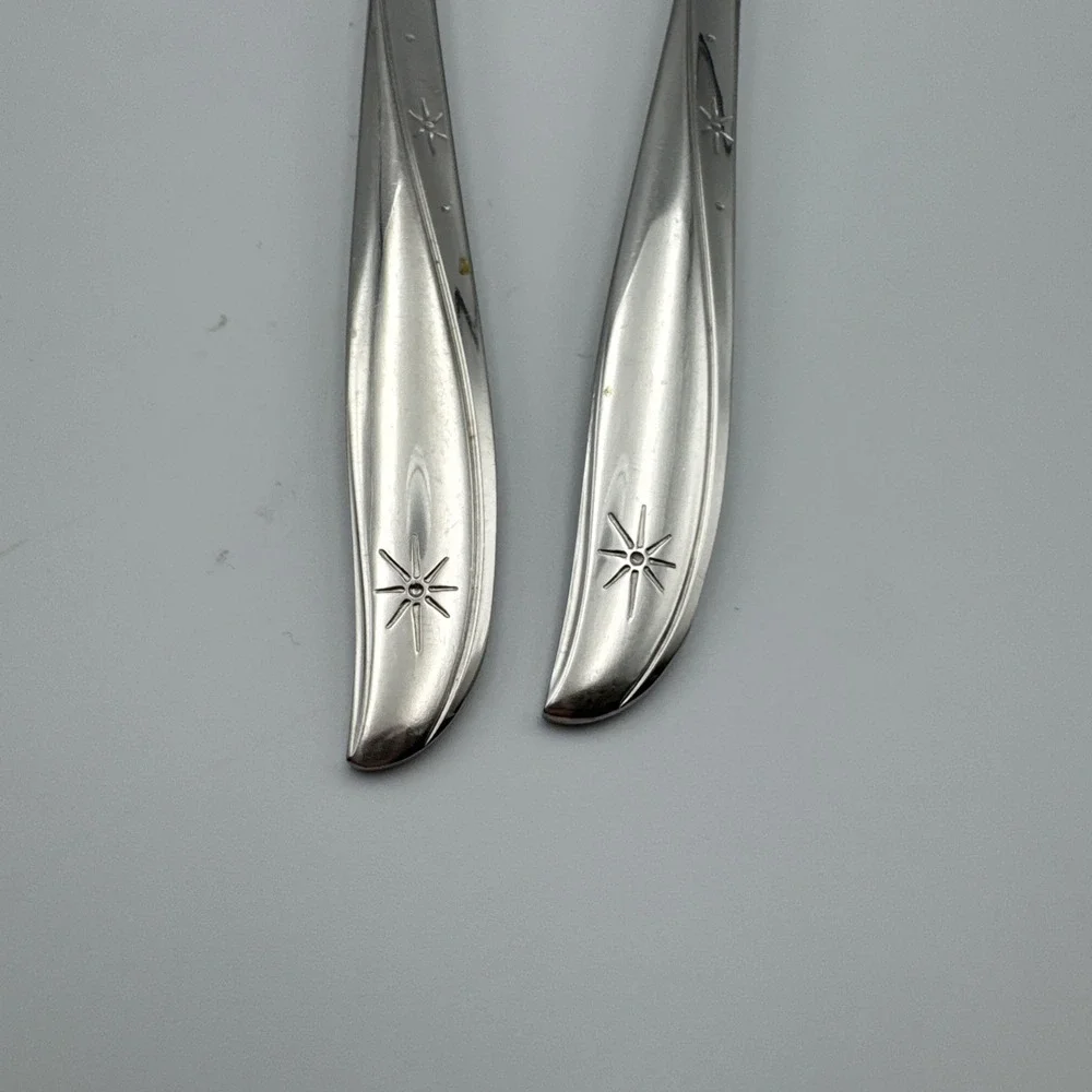 Oneida Community Atomic Twin Star Stainless Serving Set VTG